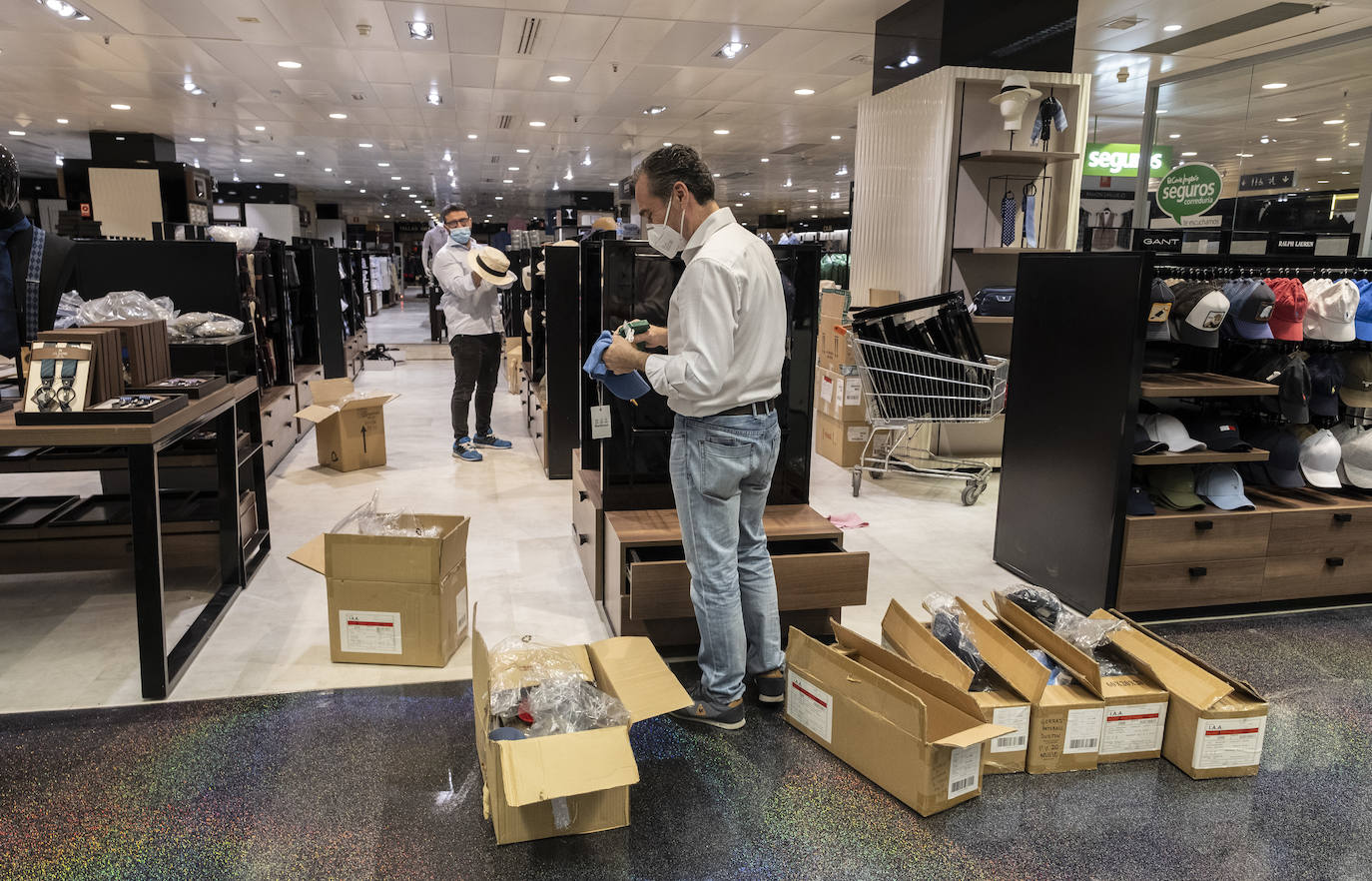 El Corte Inglés se prepara para la reapertura en fase 2. 