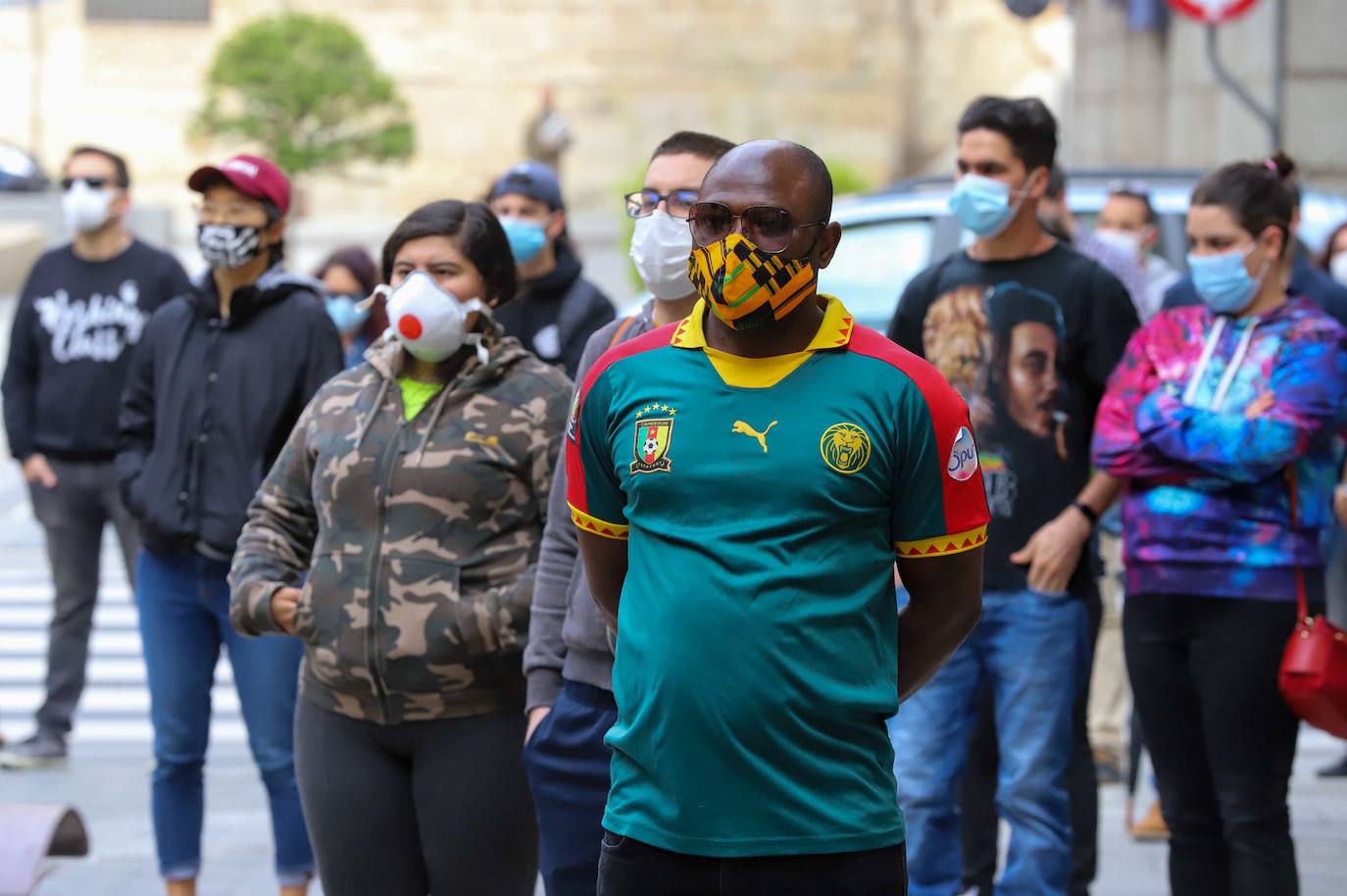 Fotos: Manifestación contra el racismo en Salamanca