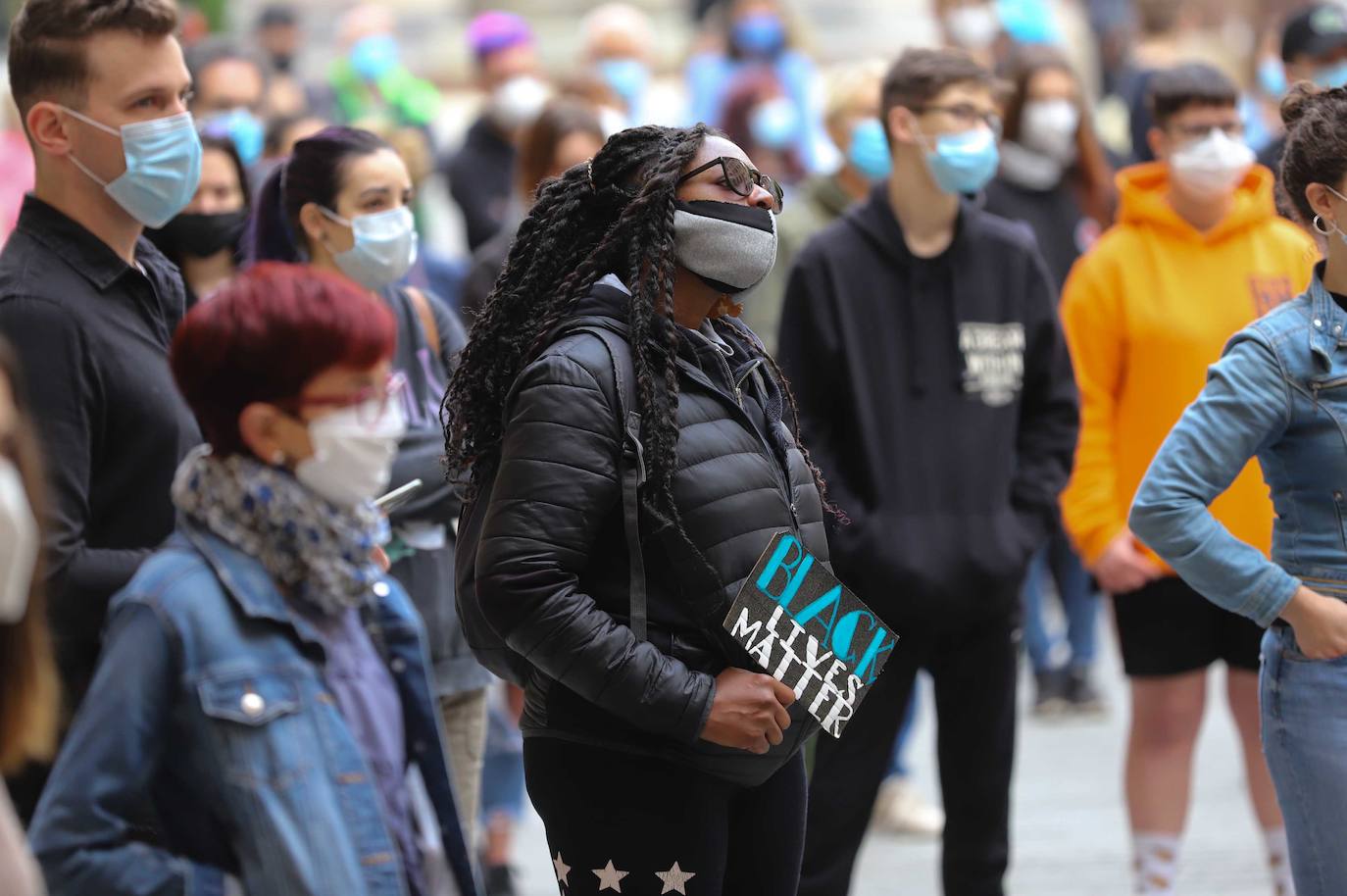 Fotos: Manifestación contra el racismo en Salamanca