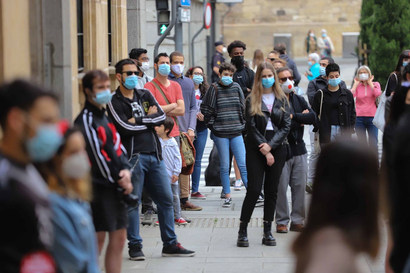 Fotos: Manifestación contra el racismo en Salamanca