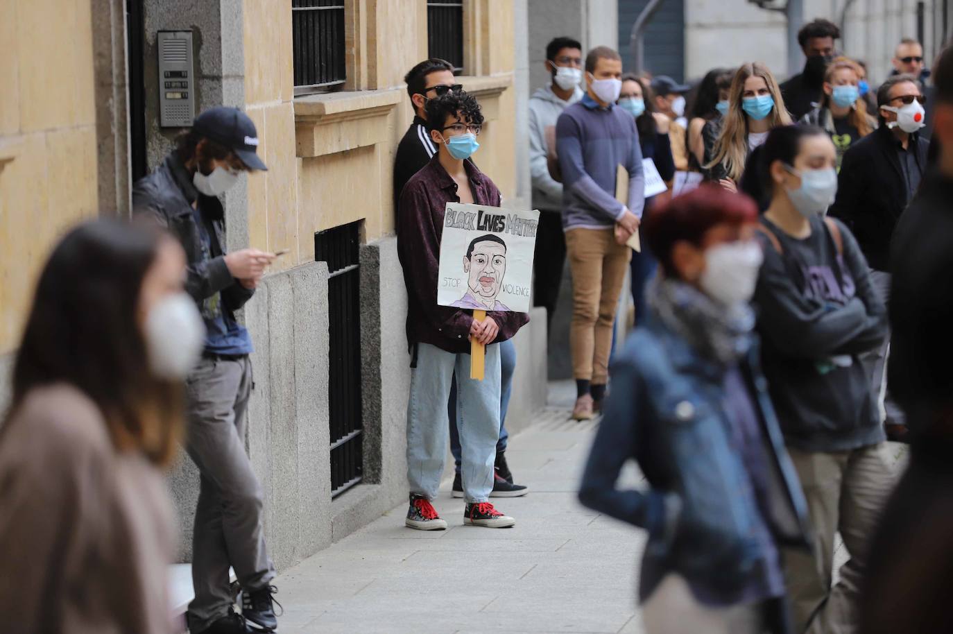 Fotos: Manifestación contra el racismo en Salamanca
