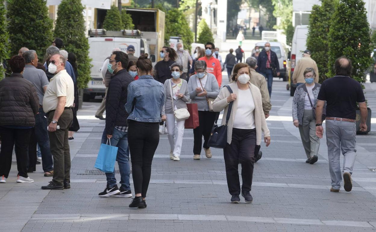 Calle Santiago de Valladolid. 