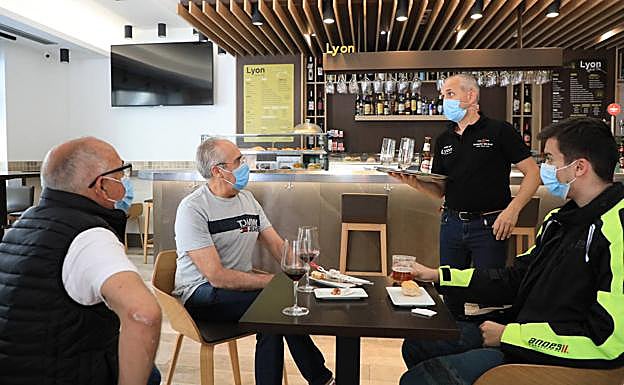 Interior de un bar de la capital salmantina.