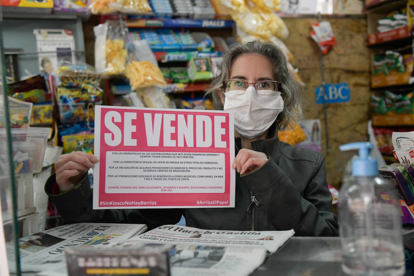 Fotos: Los quioscos de Valladolid cuelgan el cartel de &#039;Se vende&#039;