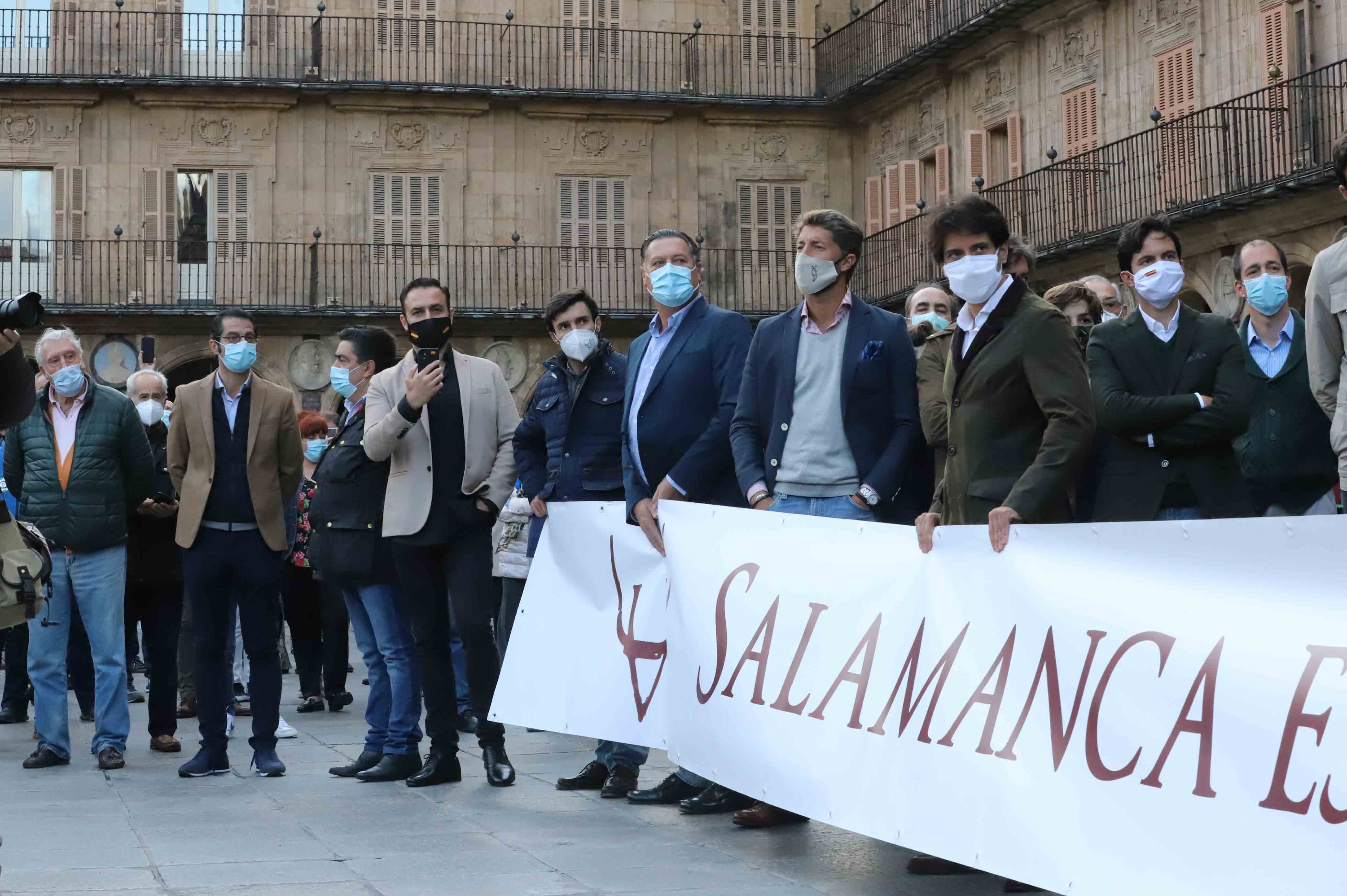 Fotos: El mundo del toro se reivindica en la Plaza Mayor de Salamanca