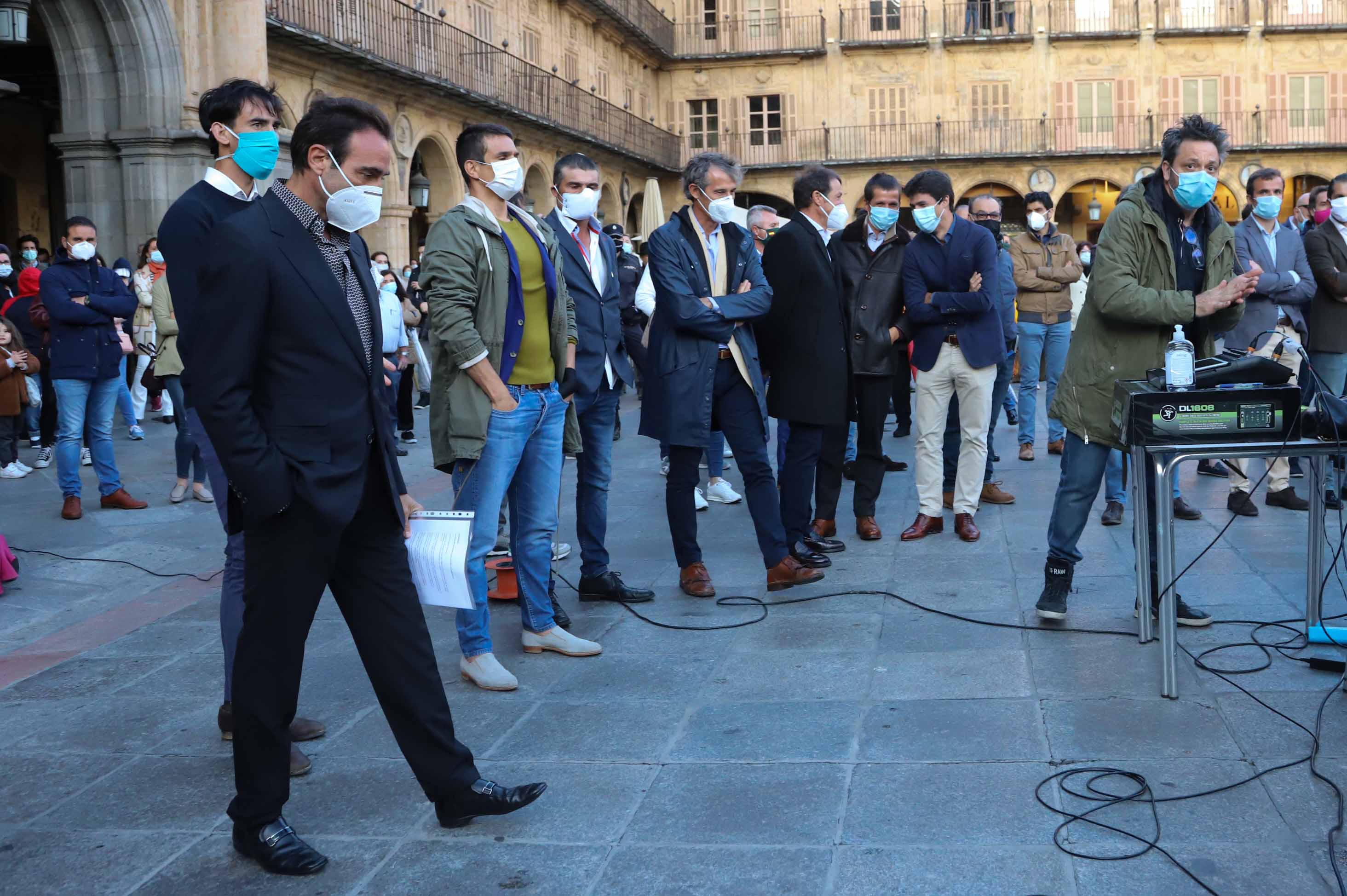 Fotos: El mundo del toro se reivindica en la Plaza Mayor de Salamanca