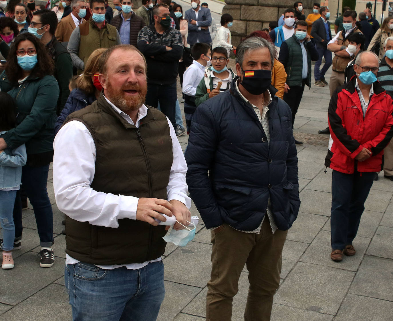 Paseo en defensa de la tauromaquia en Segovia 