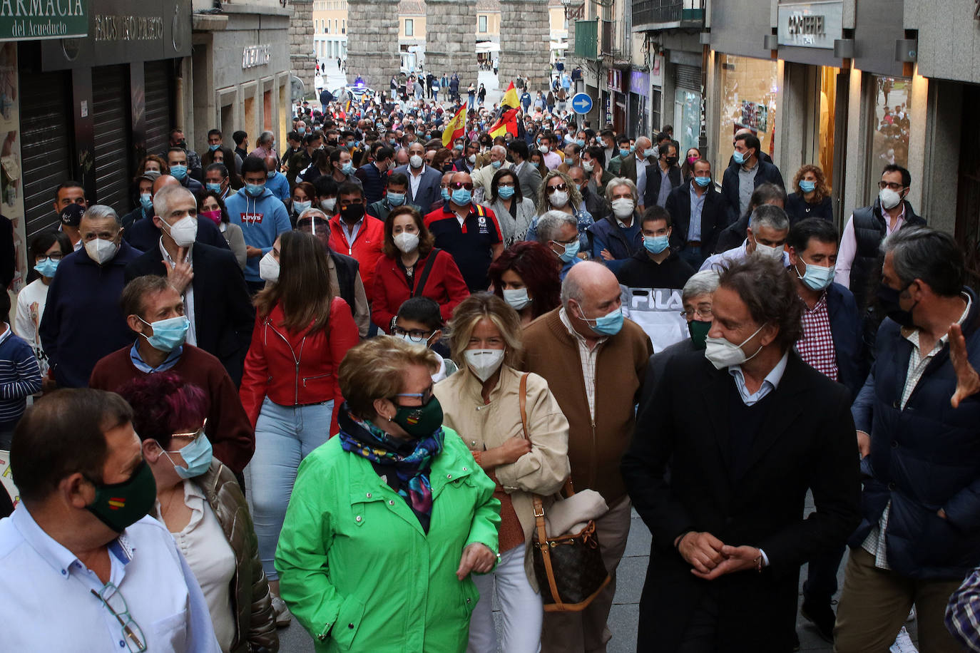 Paseo en defensa de la tauromaquia en Segovia 