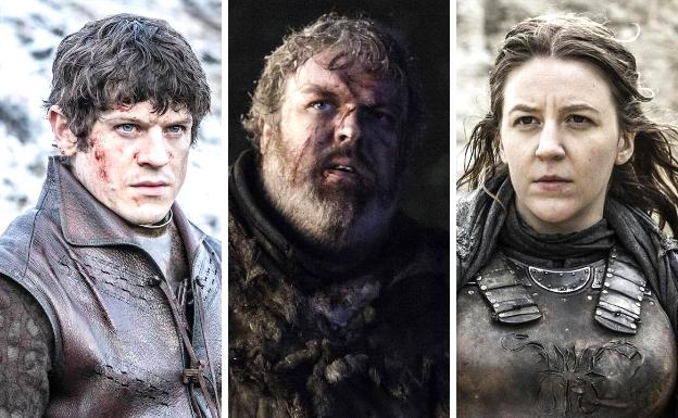  Iwan Rheon (Ramsay Bolton), Kristian Nairn (Hodor) y Gemma Whelan (Yara), protagonistas de 'Juego de Tronos' y jugadores de rol este sábado.