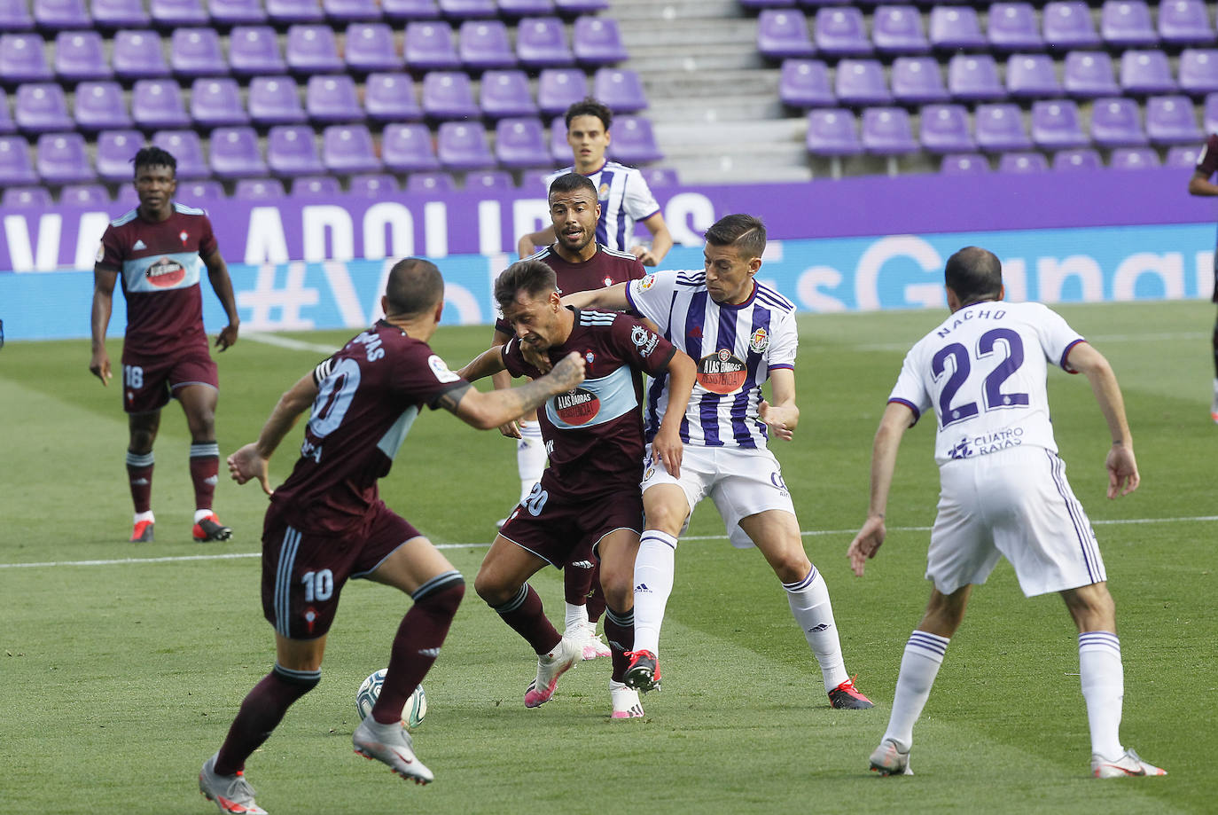 El portero detuvo un penalti a Iago Aspas en el minuto 70 en un partido de dominio local en la primera parte y visitante tras el descanso