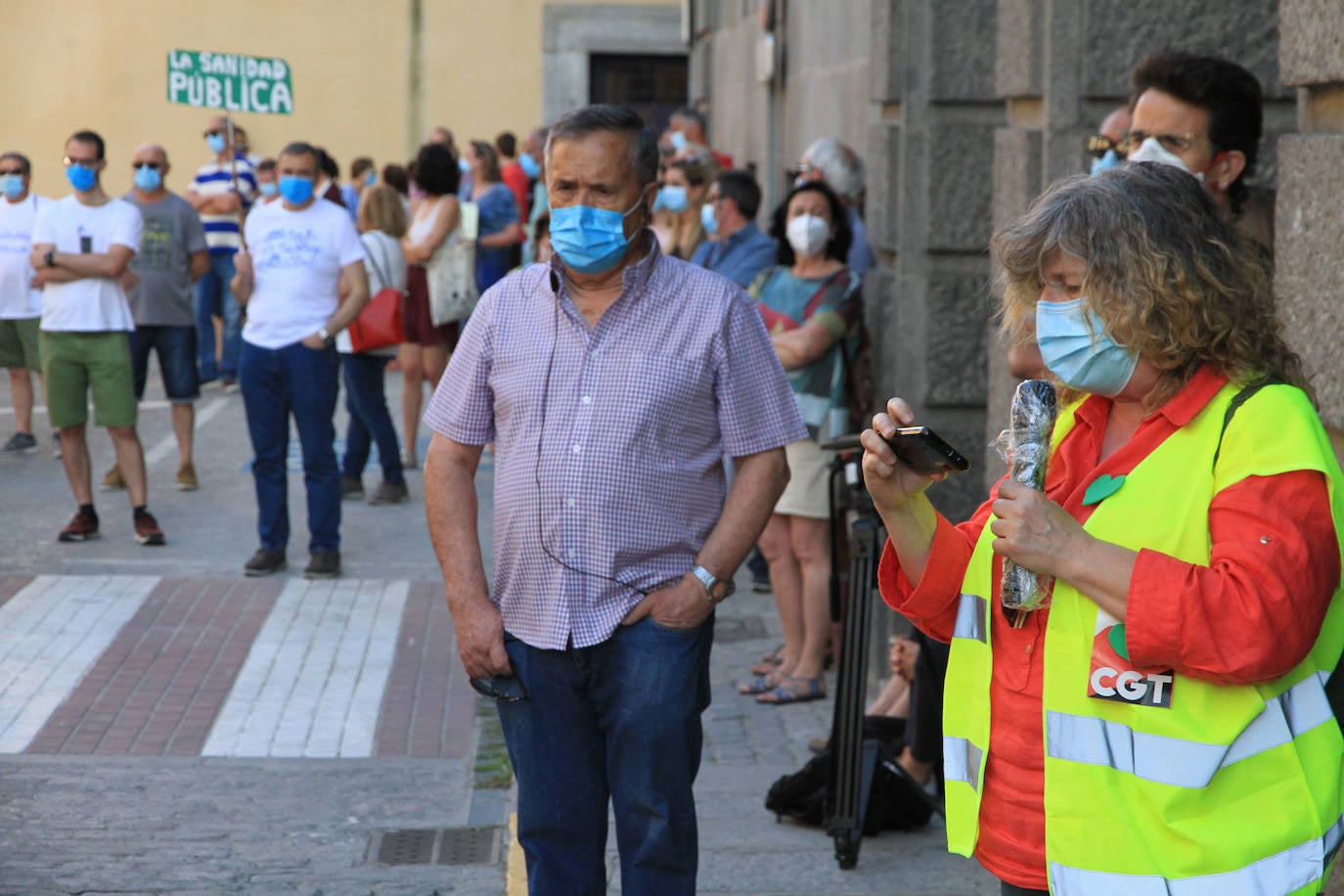 Fotos: Manifestación por la sanidad pública en Segovia