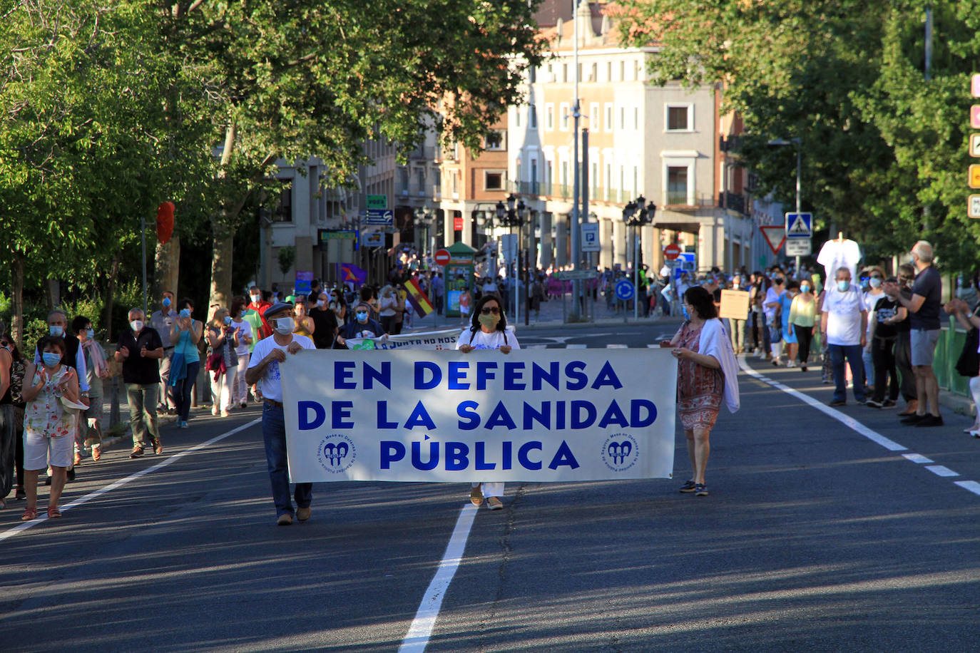 Fotos: Manifestación por la sanidad pública en Segovia