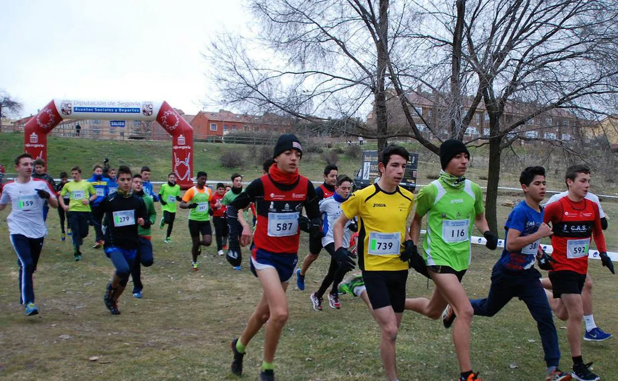 Carrera de atletismo en Segovia.