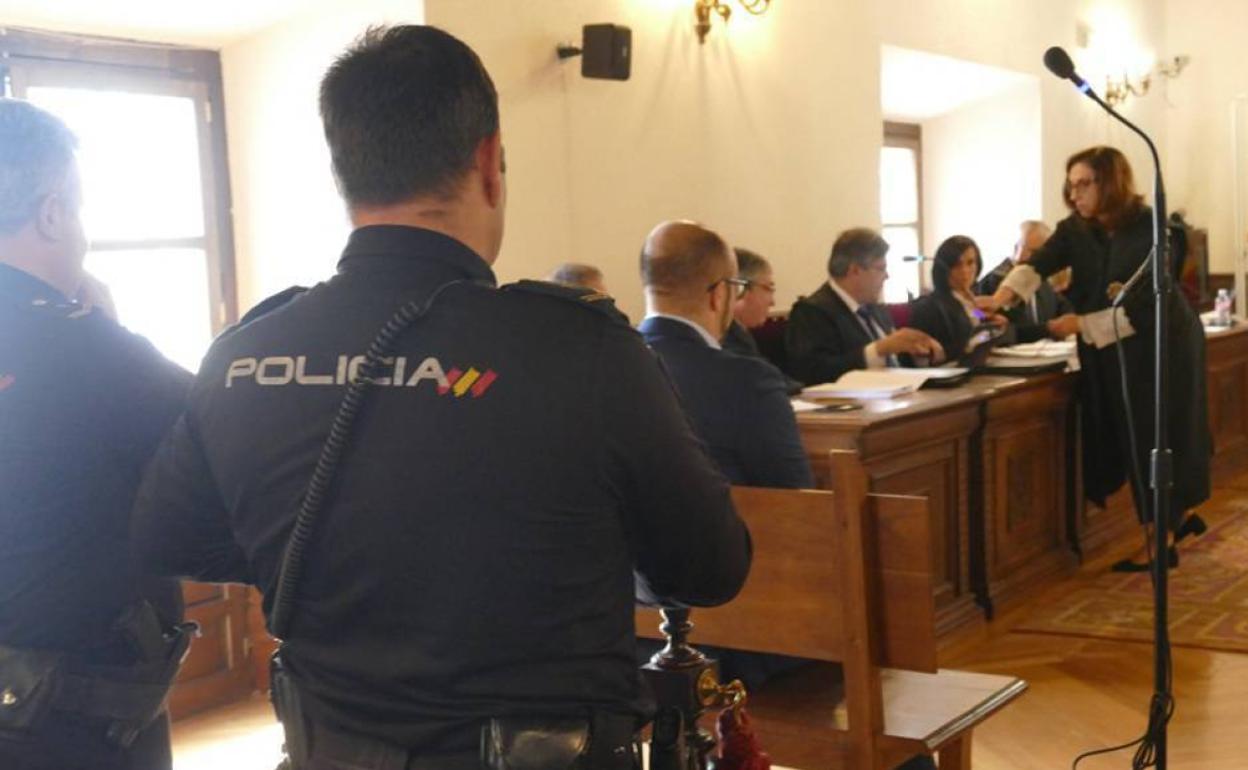 Imagen del juicio por el asesinato de Mónica Berlanas celebrado en mayo de 2019