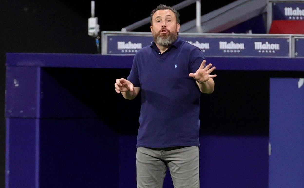 Sergio, el martes en el partido ante el Getafe. 