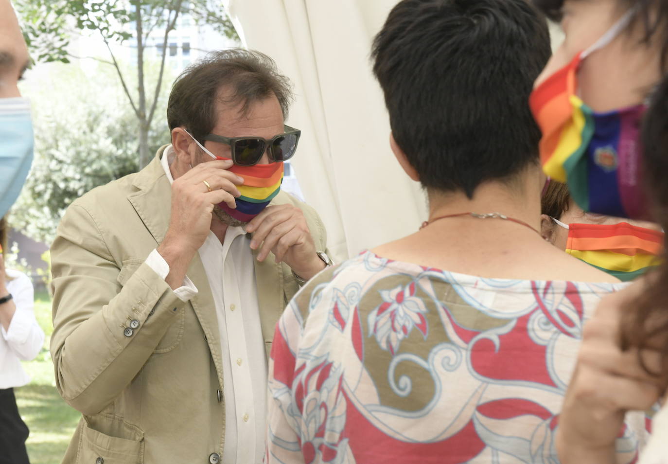 Fotos: Acto oficial de celebración del Orgullo LGTBI en Valladolid