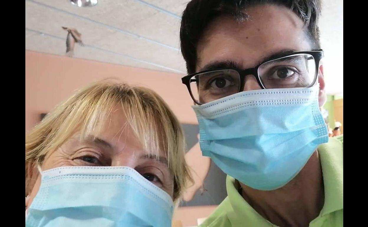 Los monitores de la Casa del Parque Natural de La Alberca. 