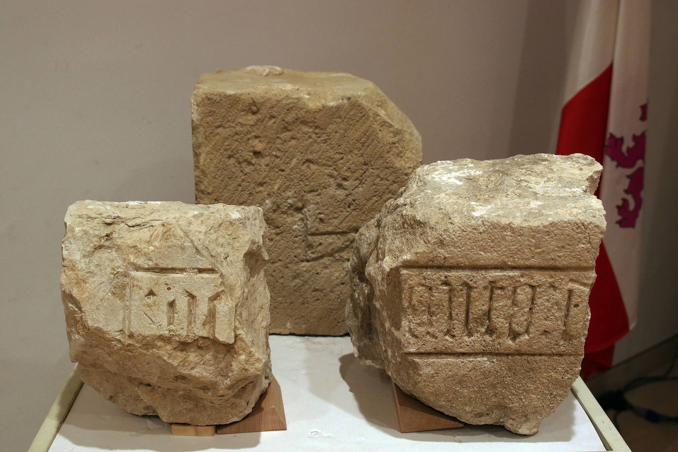 Restos encontrados en las obras del Alcázar de Segovia 