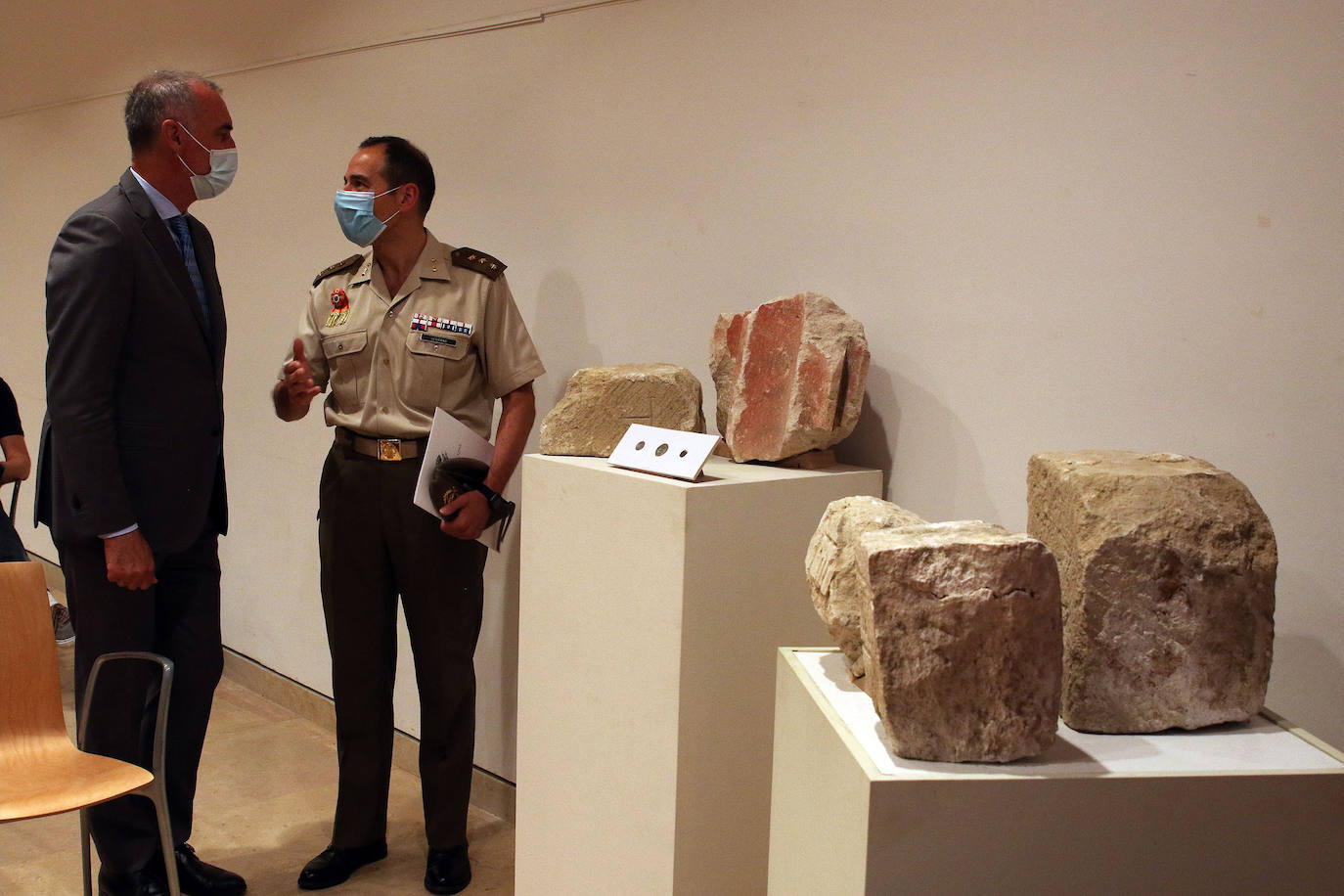 Restos encontrados en las obras del Alcázar de Segovia 