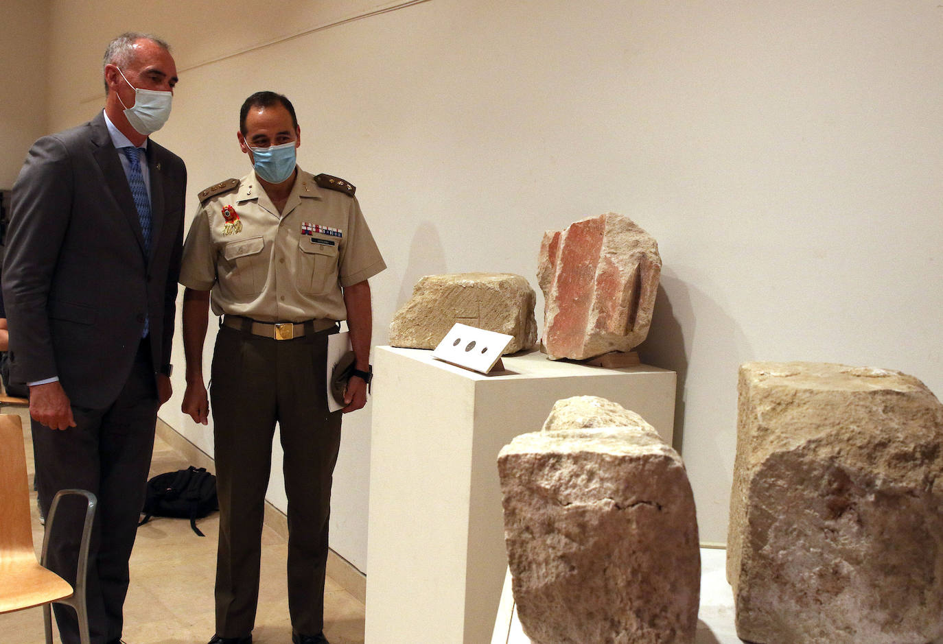 Restos encontrados en las obras del Alcázar de Segovia 