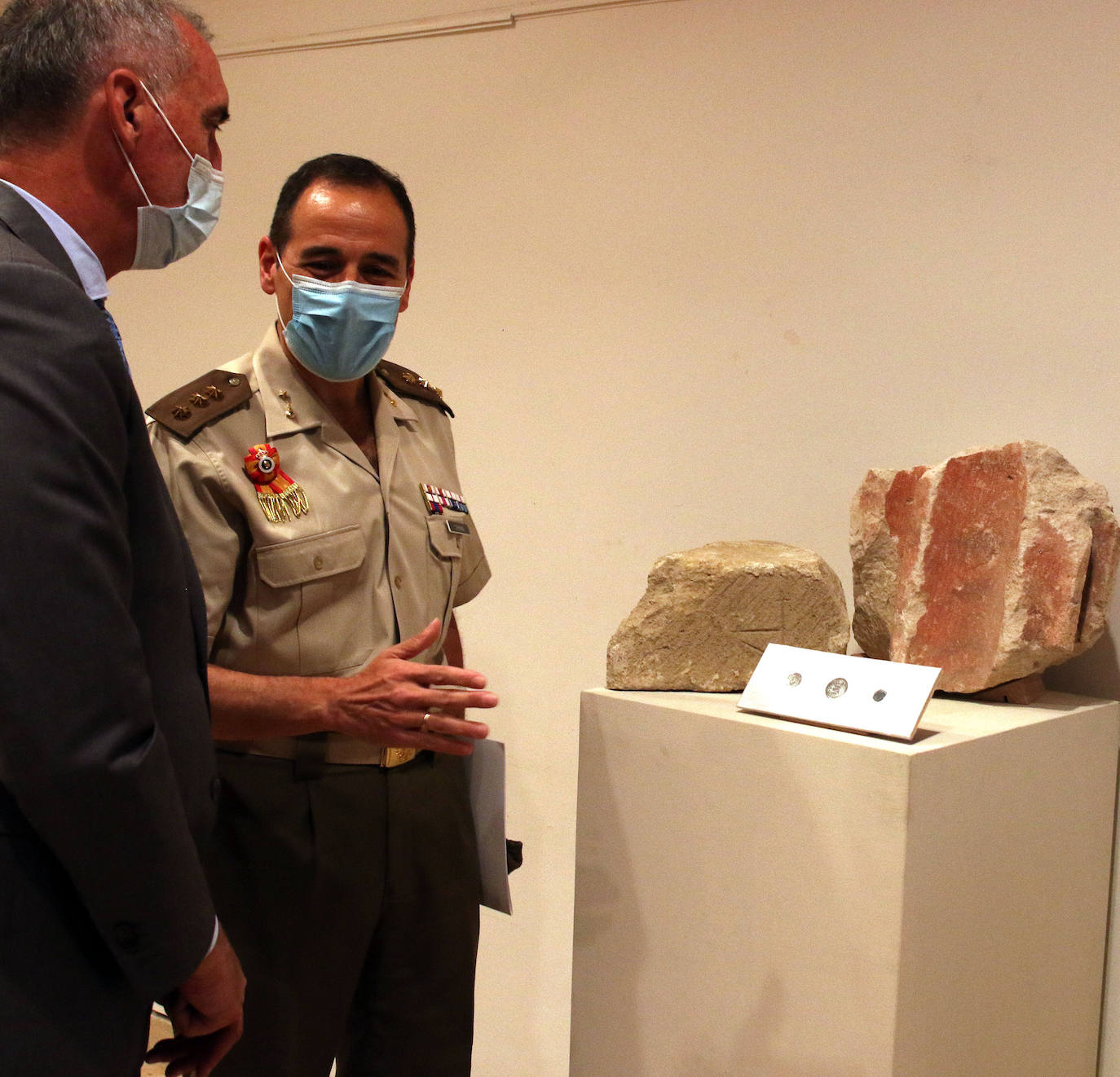 Restos encontrados en las obras del Alcázar de Segovia 