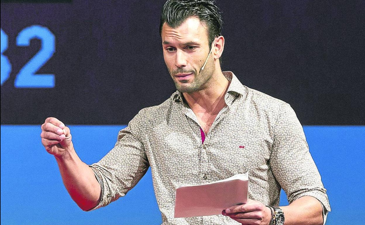 Jorge Pérez, en un congreso en el teatro Calderón de Valladolid.