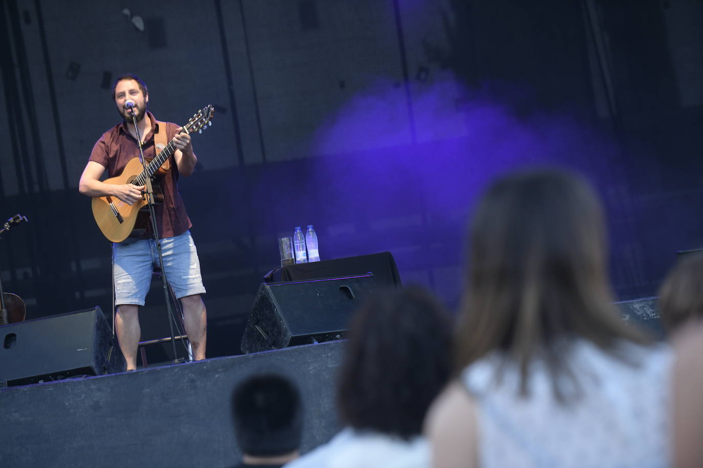 El malagueño ha sido el primero en actuar dentro del ciclo Viva la vida