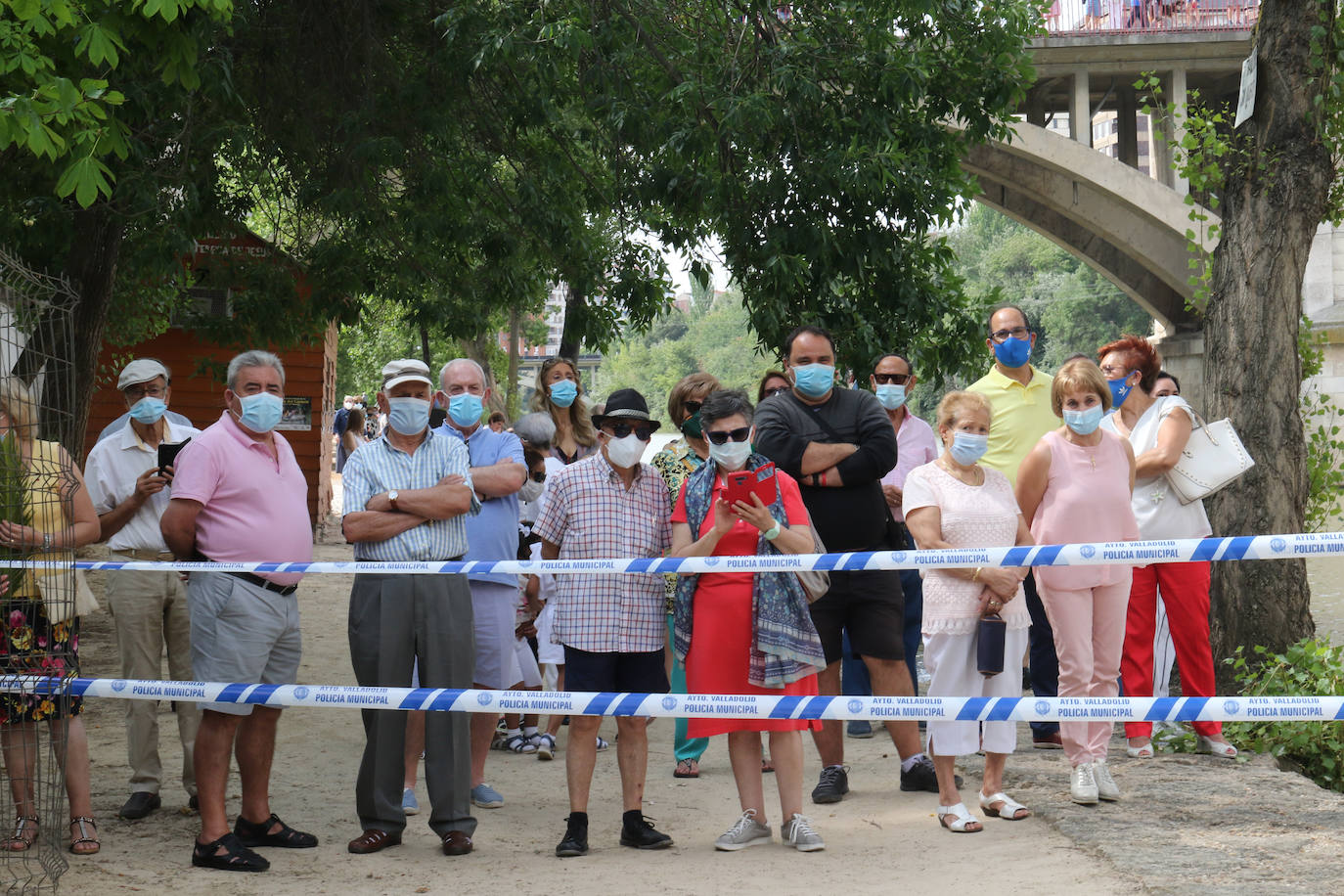 Fotos: Procesión fluvial de la Virgen del Carmen en Valladolid en recuerdo a la víctimas del coronavirus