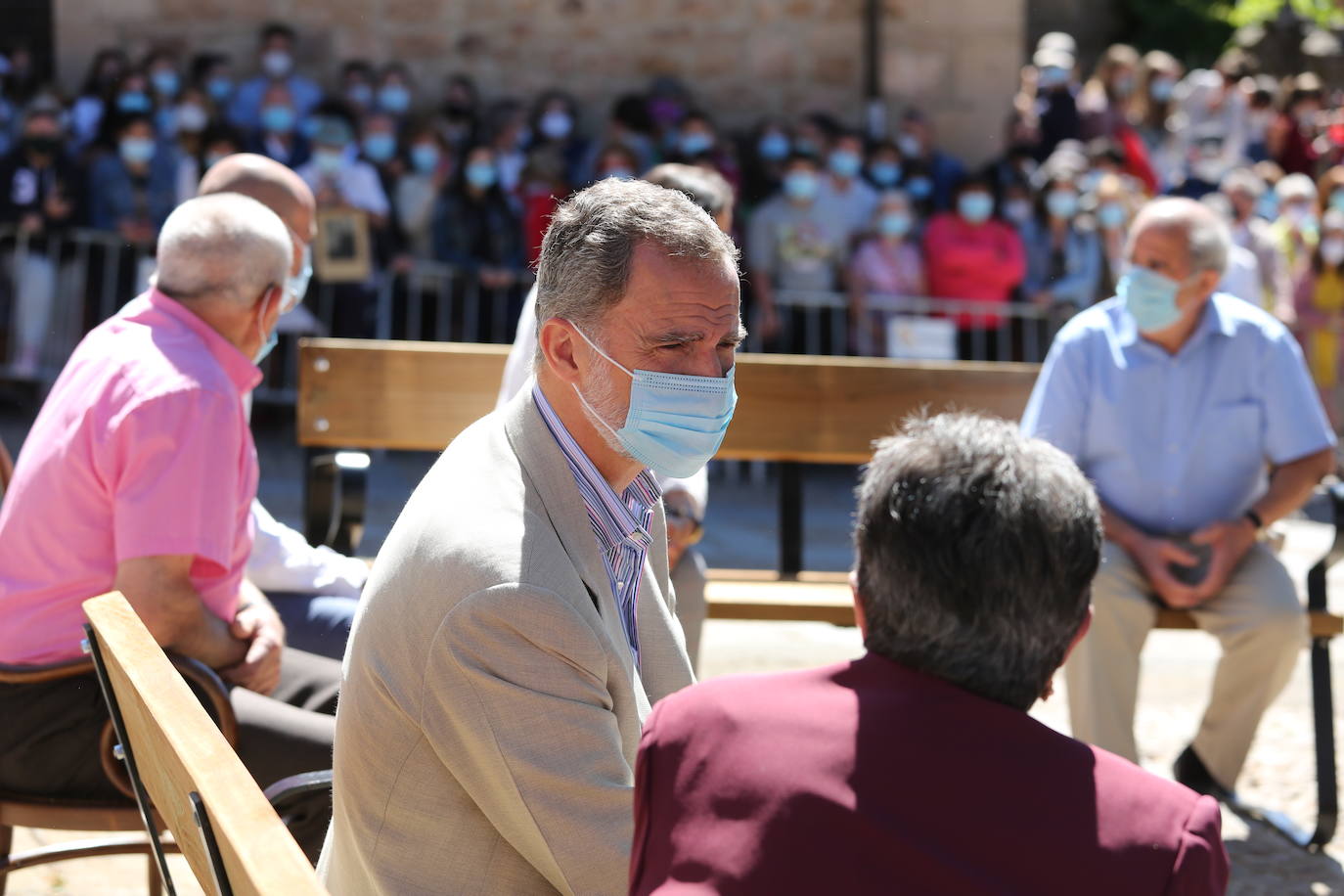 Fotos: Los Reyes visitan Vinuesa, en la provincia de Soria