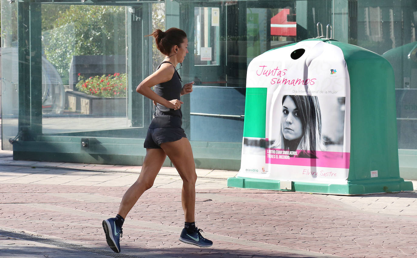 Fotos: Primer día de uso obligatorio de la mascarilla en Palencia
