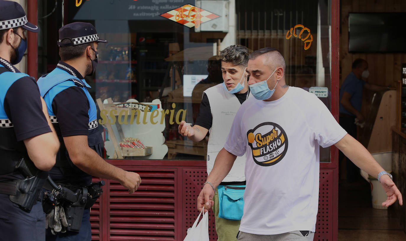 Fotos: Primer día de uso obligatorio de la mascarilla en Palencia