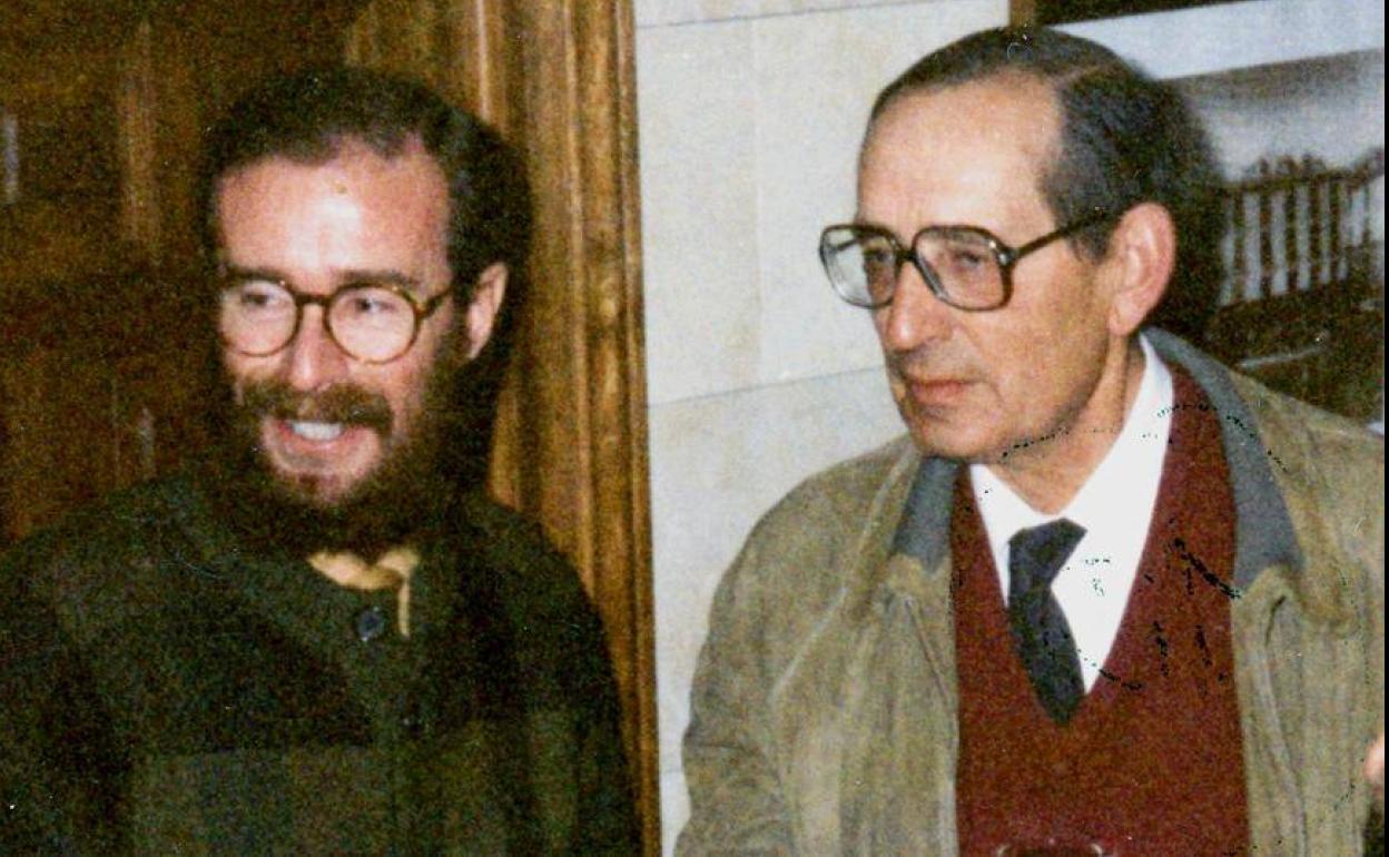 Joaquín Díaz y Miguel Delibes. 