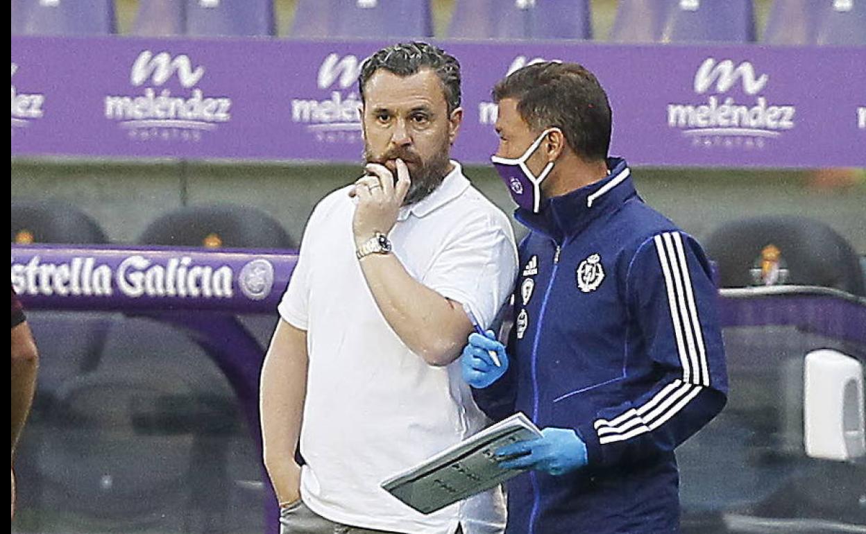 Sergio González y Diego Rivera, el tándem técnico del Real Valladolid