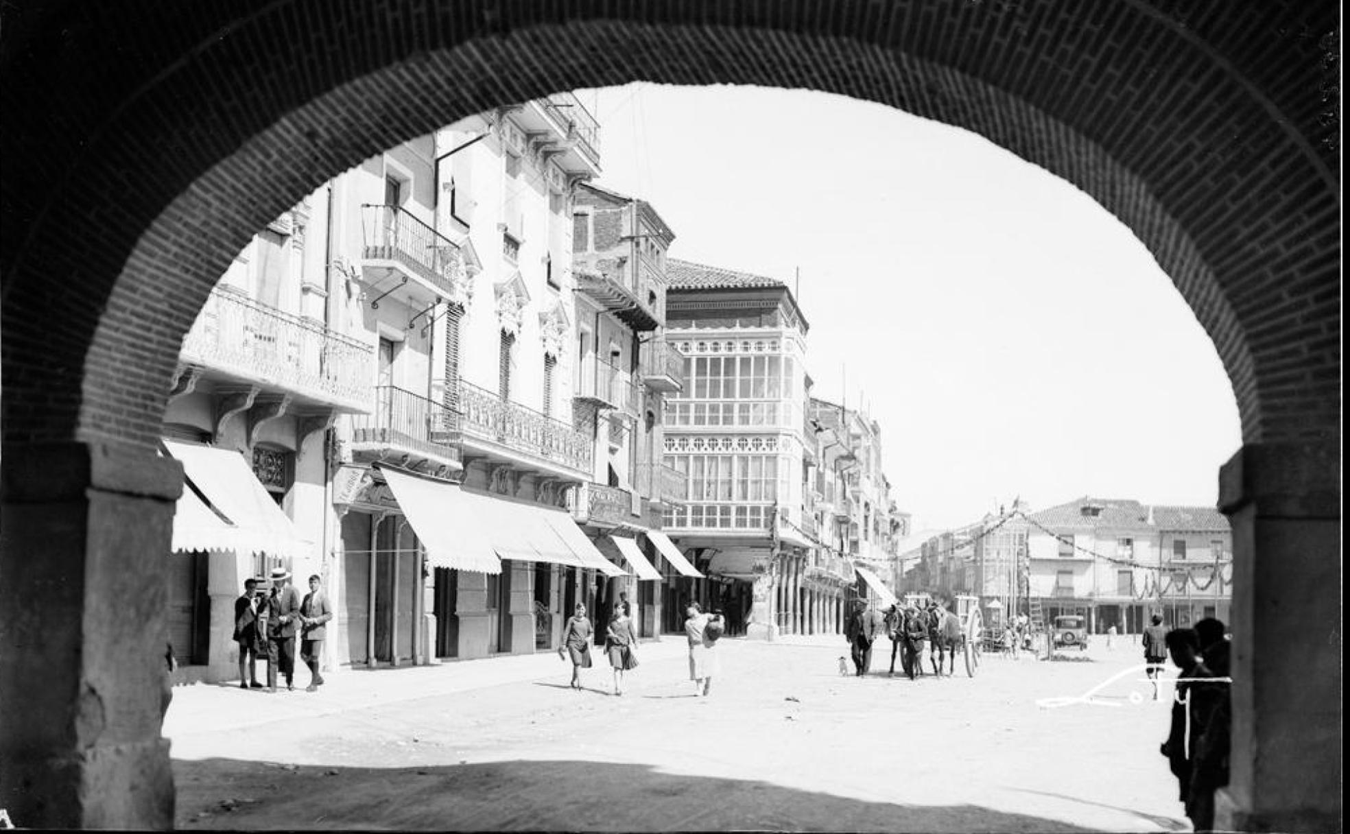 La localidad vallisoletana de Medina del Campo a principios del siglo XX. 