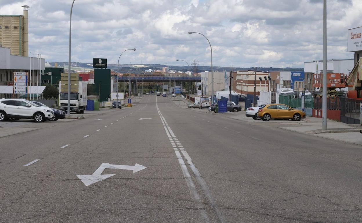 Calle Topacio del polígono de San Cristóbal, en una imagen de archivo. 