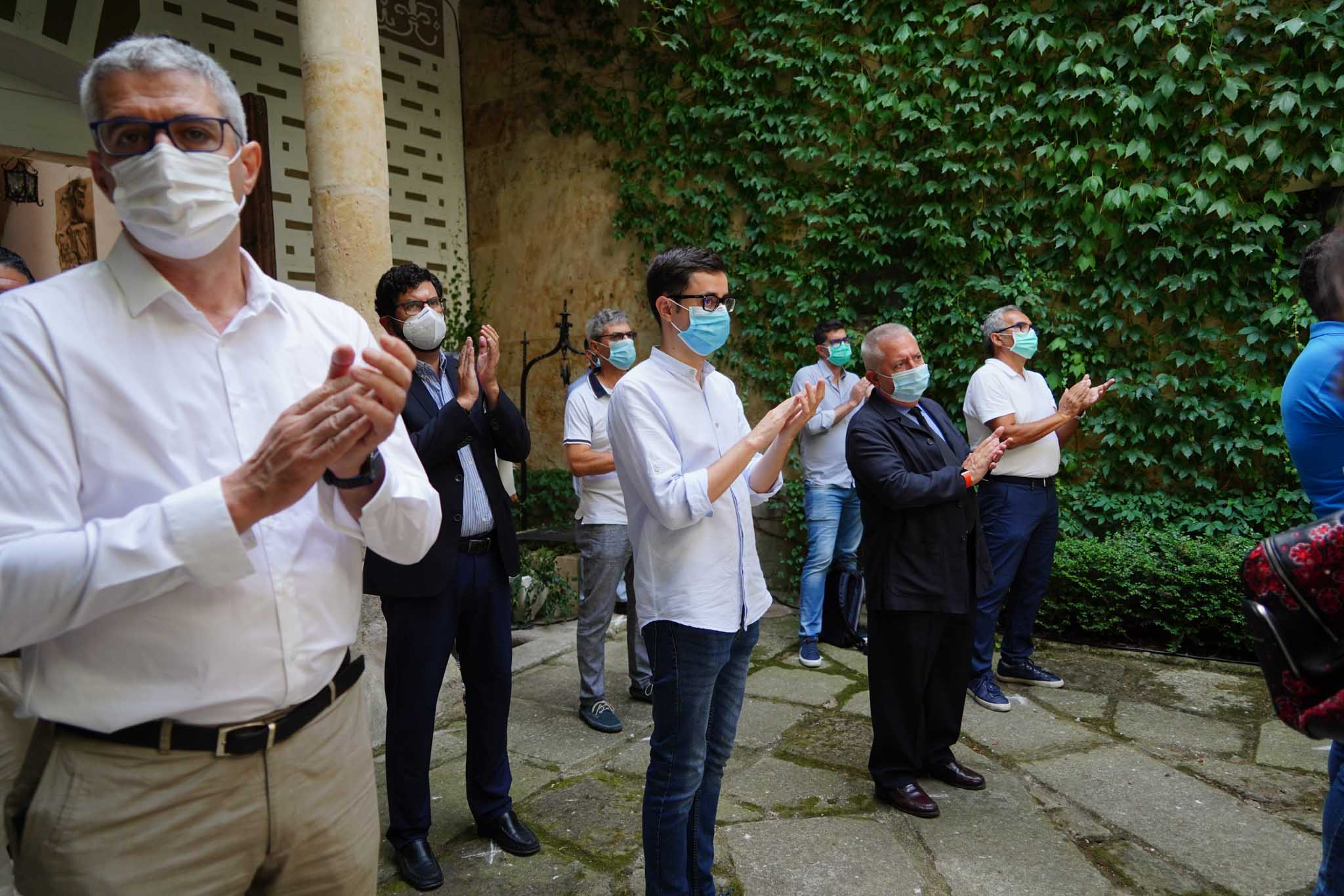 La Cámara de Comercio acogió un homenaje a las víctimas por Covid-19