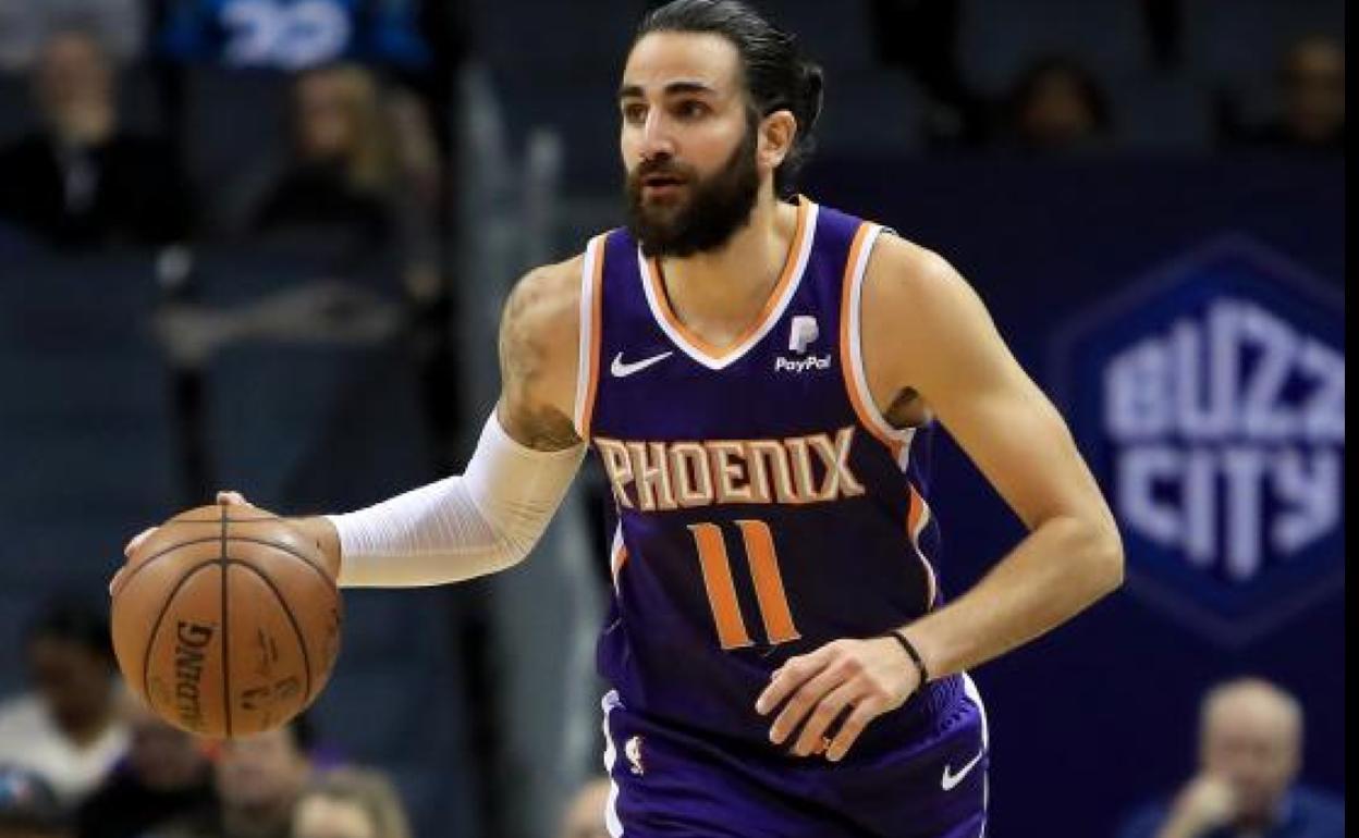 El español Ricky Rubio, base de los Phoenix Suns. 