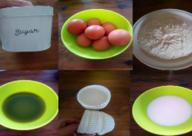 Imagen secundaria 1 - Inconfundibles magdalenas de oliva virgen