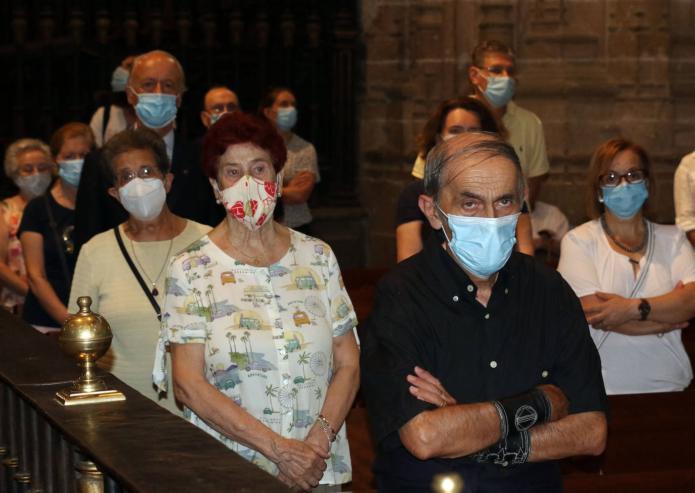 Funeral por las víctimas del Covid-19 en Segovia. ANTONIO DE TORRE