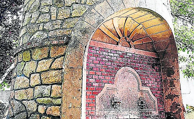 Fuente en un pueblo que llegó a tener una treintena. 