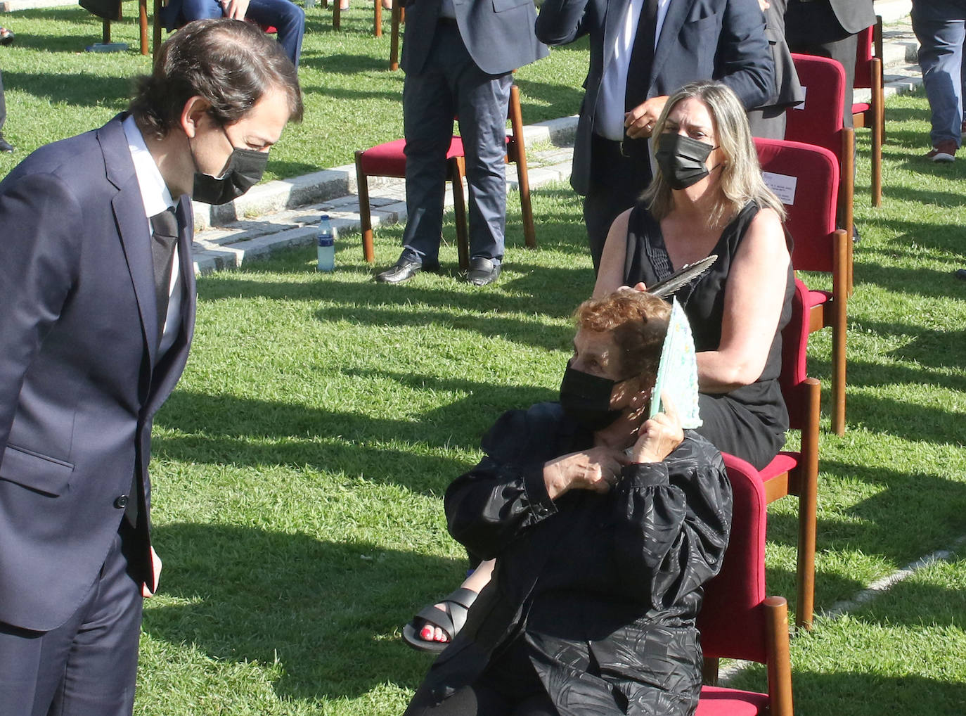 Homenaje a las víctimas de covid en Castilla y León.