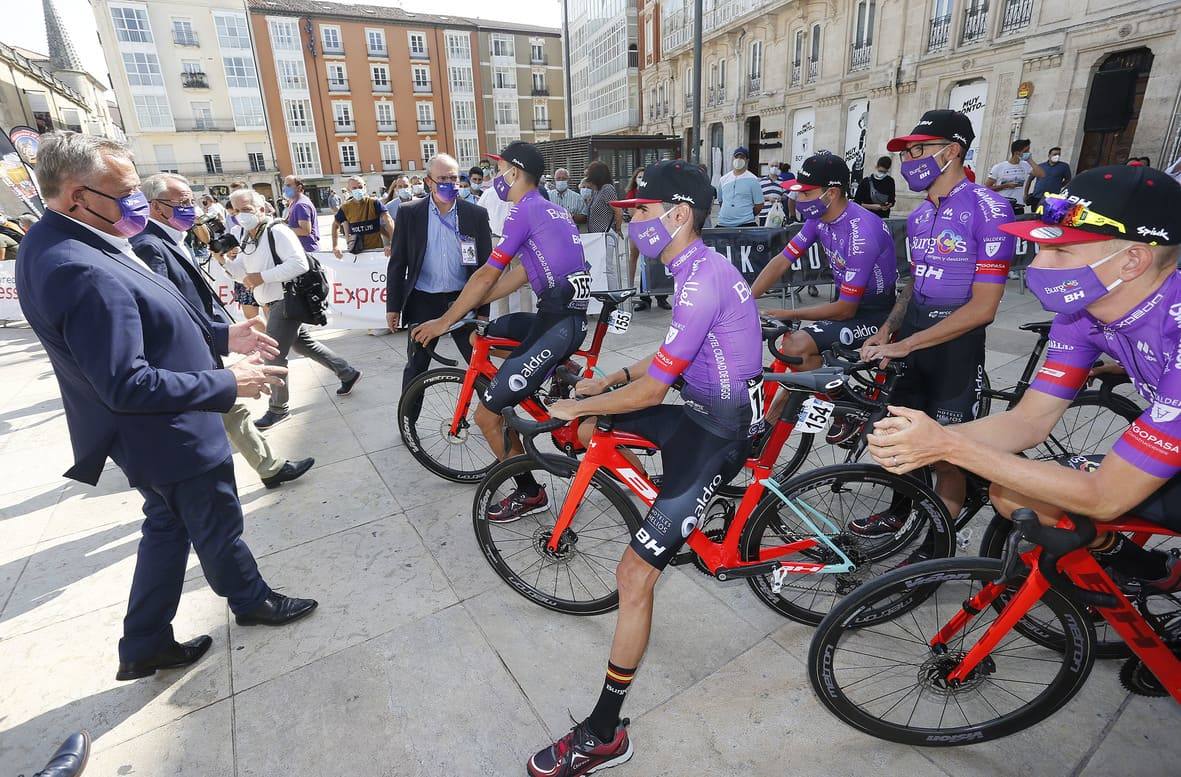 La primera etapa, con un recorrido de 157 kilómetros, ha finalizado en el Castillo de Burgos