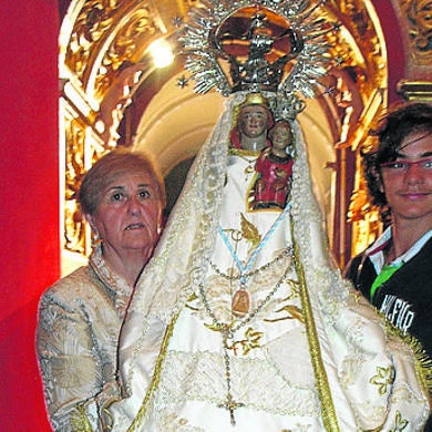 La Virgen del Villar, patrona de Laguna de Duero.