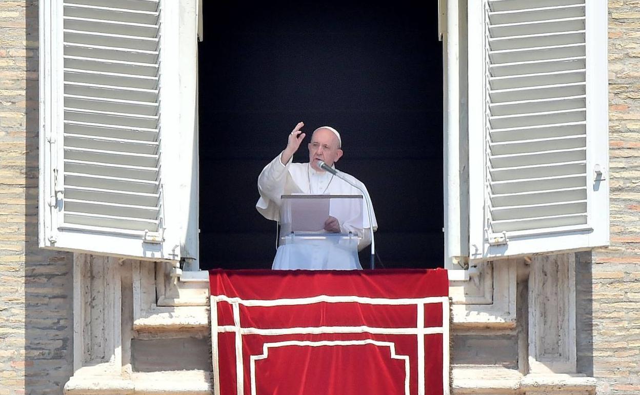El papa Francisco, el pasado domingo en el Vaticano.
