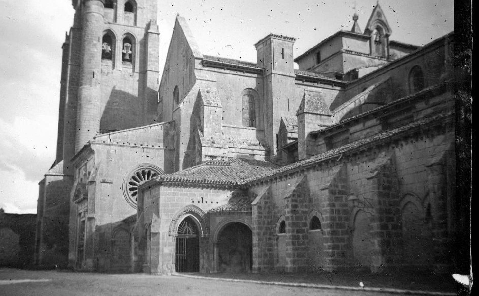 El Monasterio de Santa María la Real de Las Huelgas, en Burgos, a principios del siglo XX. 