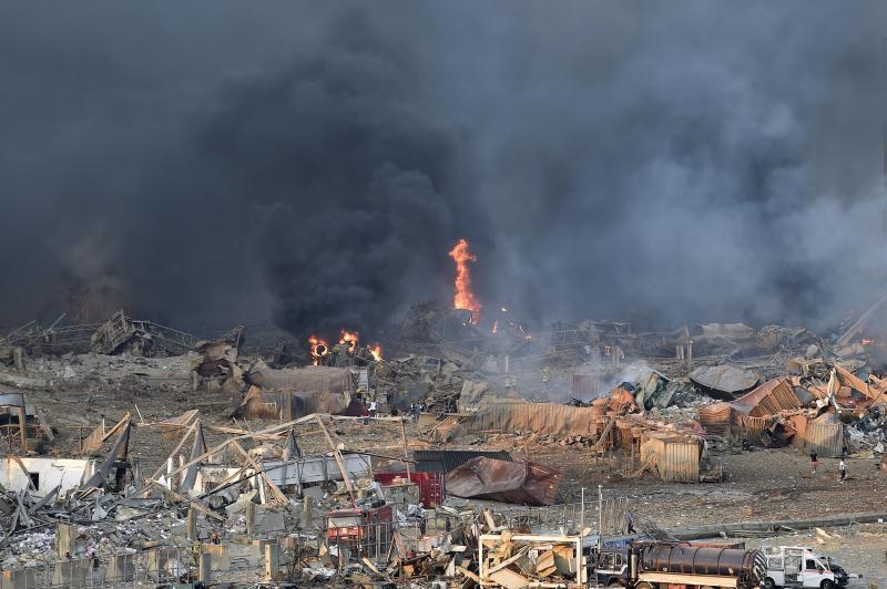 Fotos: La explosión en el puerto de Beirut, en imágenes