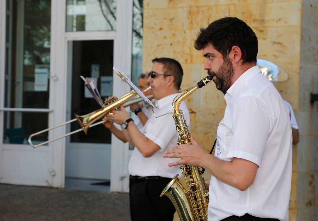 La Banda de Música de Palencia homenajea a la Policía Local