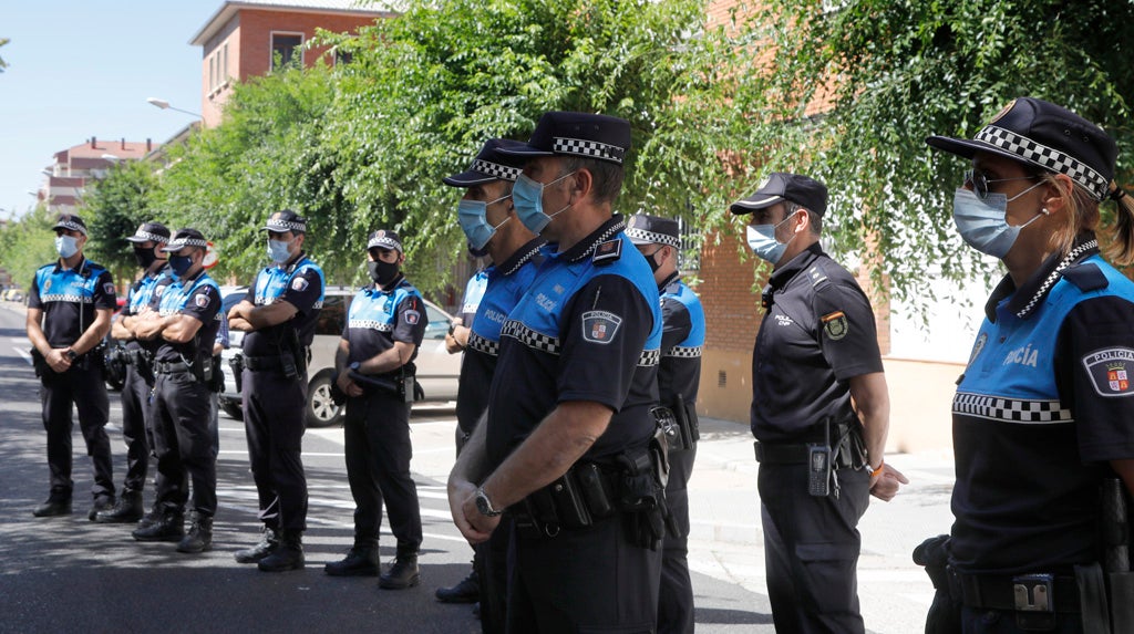 La Banda de Música de Palencia homenajea a la Policía Local