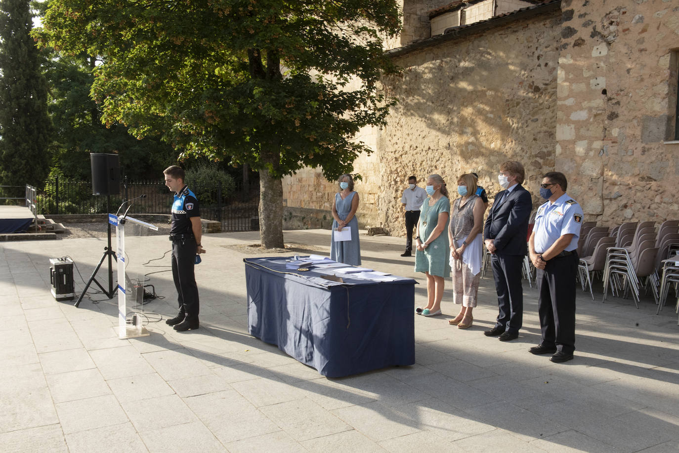 Toma de posesió de los nuevos agentes municipales. 