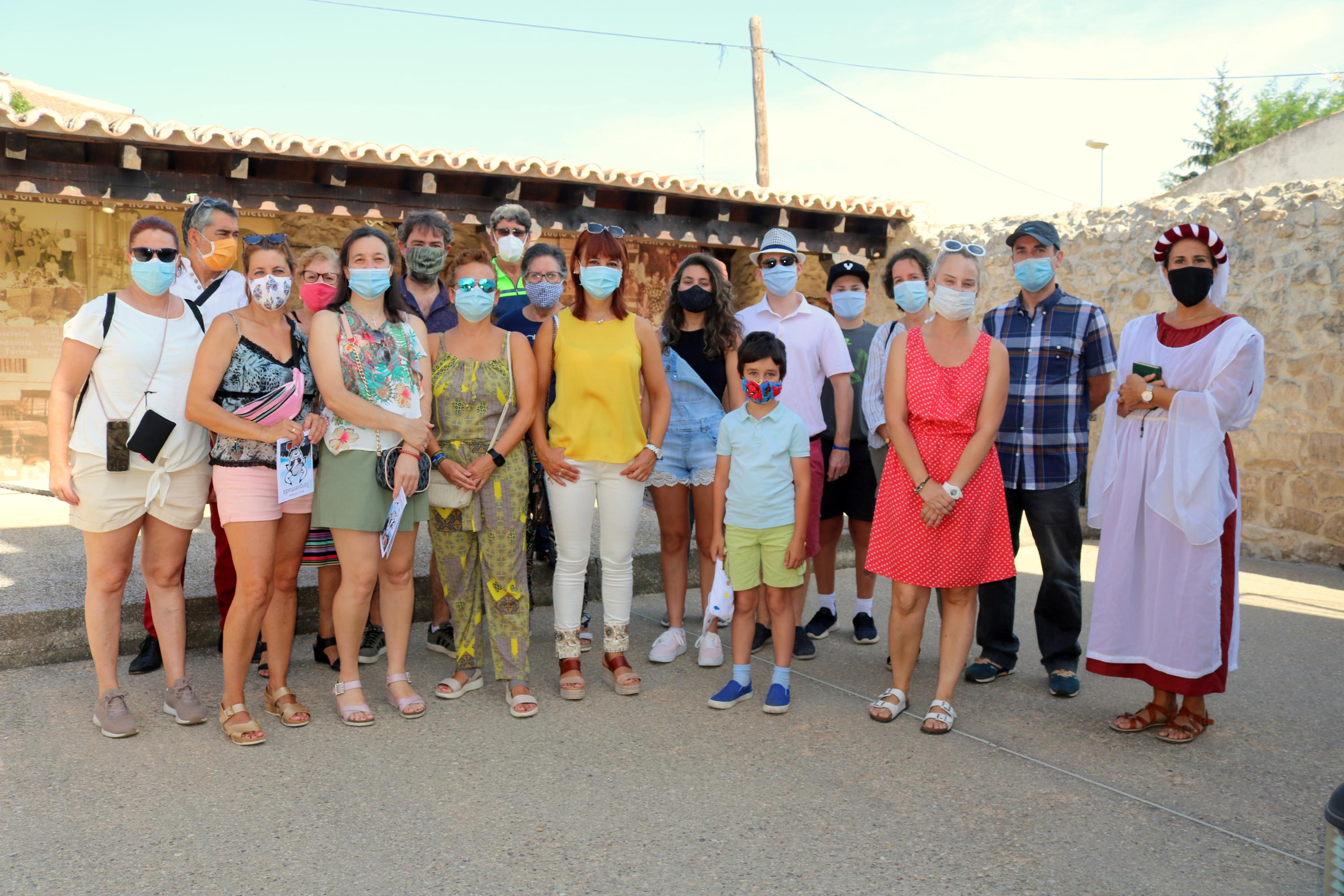 Asistentes a la Ruta Teatralizada por Torquemada